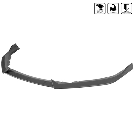 Spec-D Tuning FRONT BUMPER LIP MATTE BLACK LPF-ALT16BK-PQ